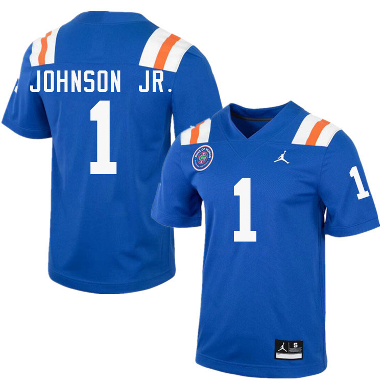 Montrell Johnson Jr. Florida Jersey,Florida Gators #1 Montrell Johnson Jr. Jersey Youth-Retro Royal